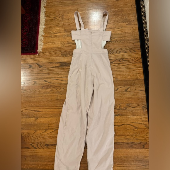 Jonathan Simkhai Jumpsuit size 4 light pink cut out overall style nwot - Picture 5 of 10